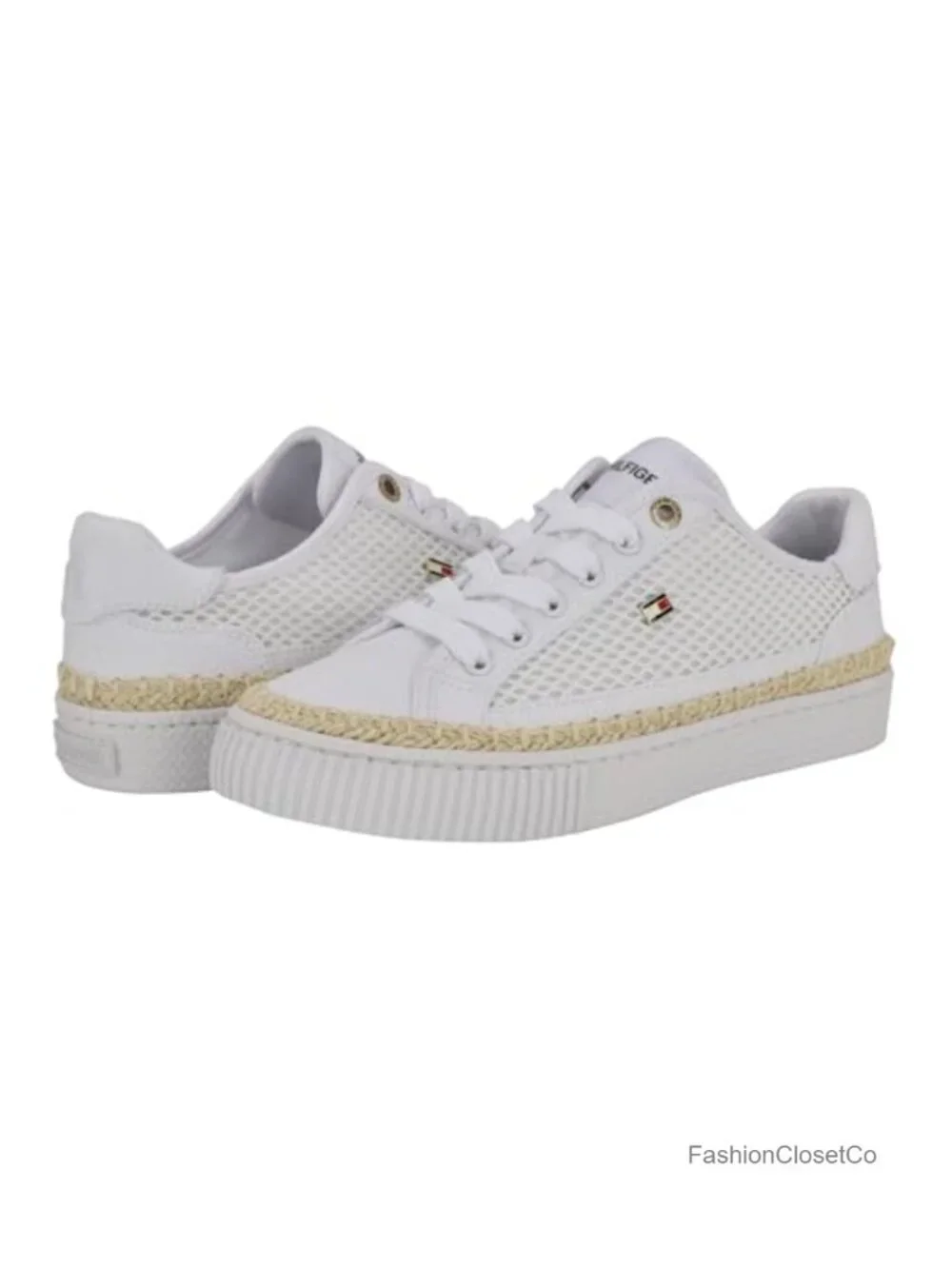 Tommy Hilfiger Chirley Women's Lace-Up Platform Espadrille Sneaker